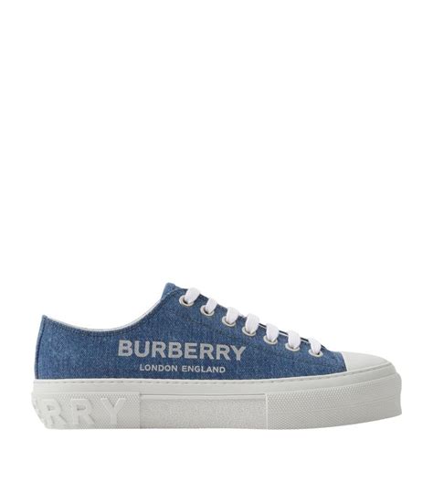 immagini sneakers burberry|burberry denim sneakers.